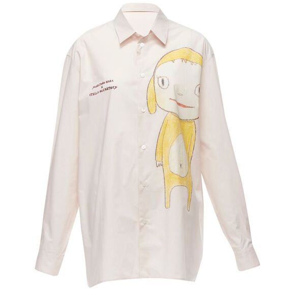 Stella McCartney Yoshitomo Nara cotton print oversized shirt